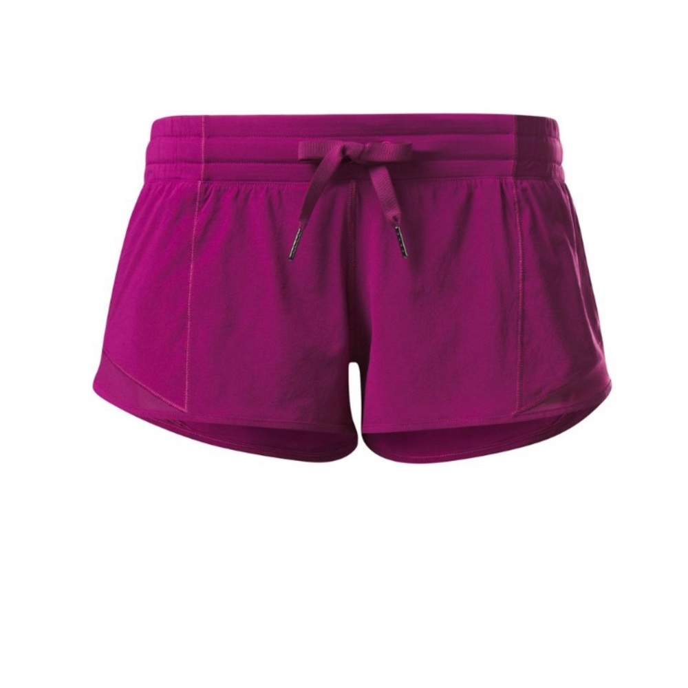 Lululemon Hotty Hot Shorts. Deep Fuschia. 2.5 inch inseam. Excellent condition.